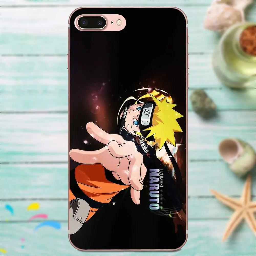 Shippuden Kunai Naruto Uzumaki для Apple iPhone X XS Max XR 4 4S 5 5C 5S SE 6 6S 7 8 Plus ТПУ чехлы