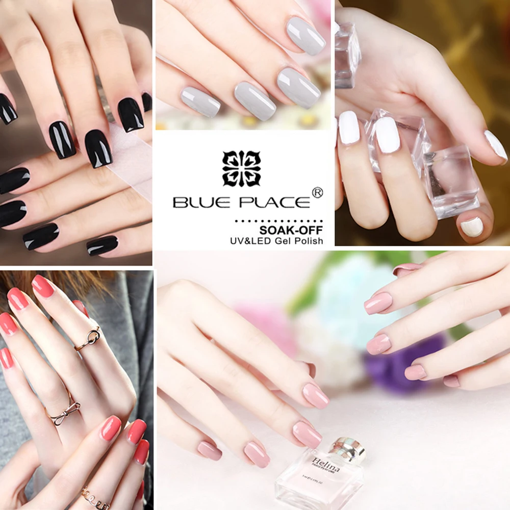 Су 8 мл Soak Off UV Гель Гели для ногтей Польский Маникюр Дизайн Vernis полу постоянный УФ