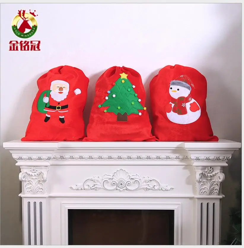 2020 Navidad Christmas Holiday Decorations for Home Drop Ornament Gift Bags Holders Candy | Дом и сад