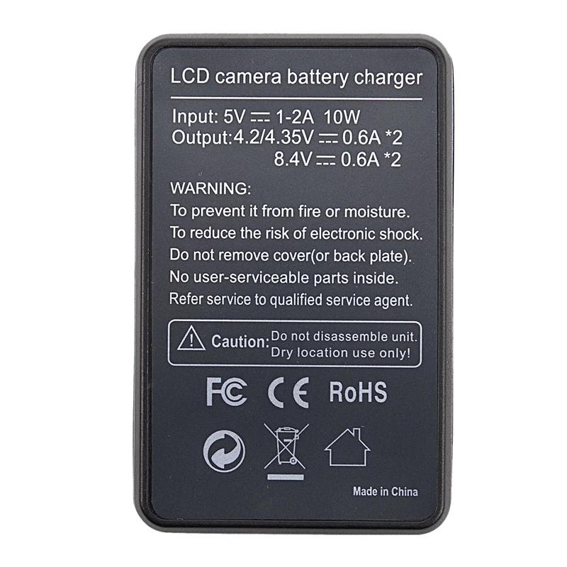 LCD USB Battery Charger LP-E6 For Canon 5D Mark IV III 5Ds R 7D 6D 80D |