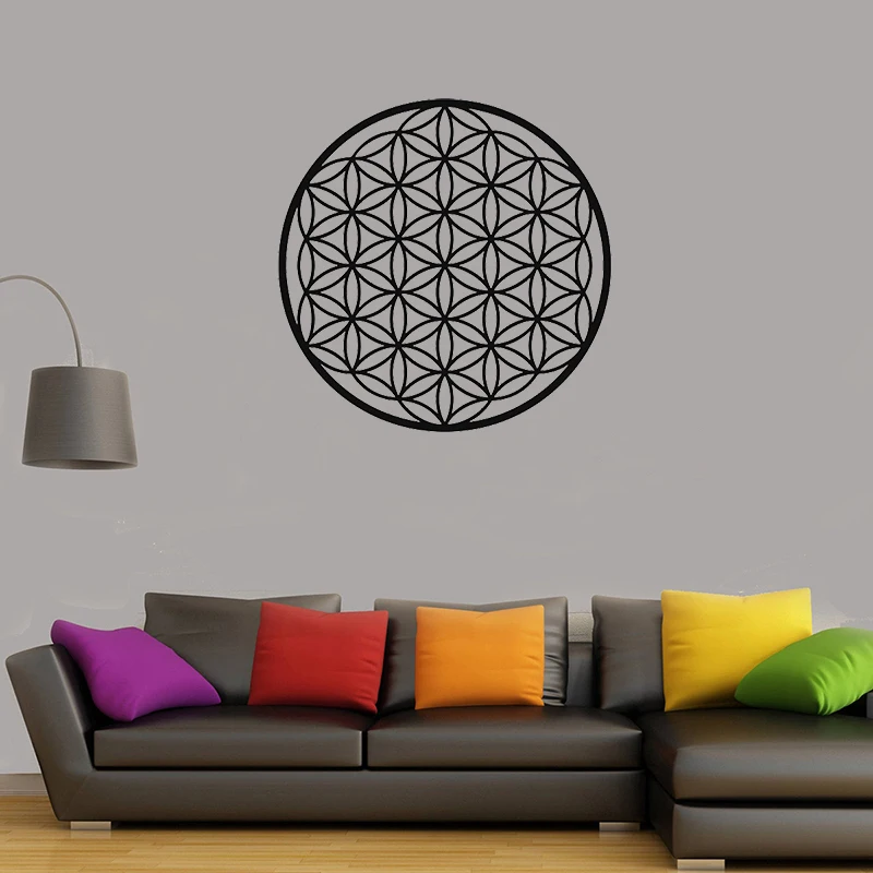 Цветок жизни фрески декоративные настенные стикеры богемный стиль