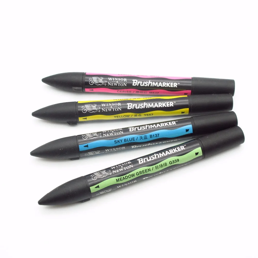 Маркеры Winsor & Newton графические маркеры на спиртовой основе с двойным