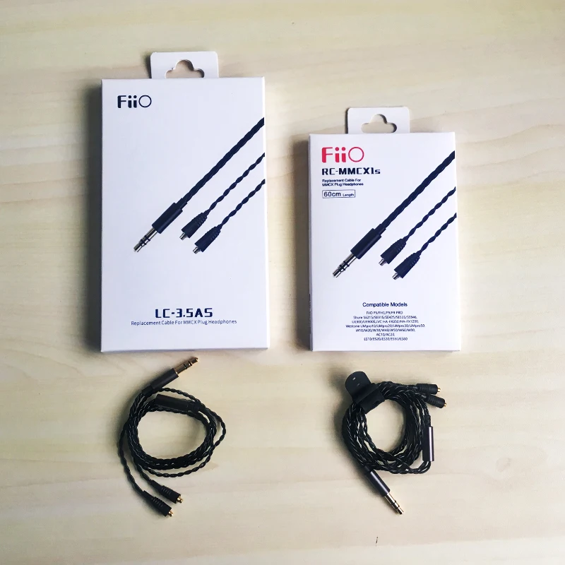 FiiO LC 3.5AS Стандартный MMCX разъем для наушников обновленный кабель Shure/Weston F5/F9/F9 PRO|cable