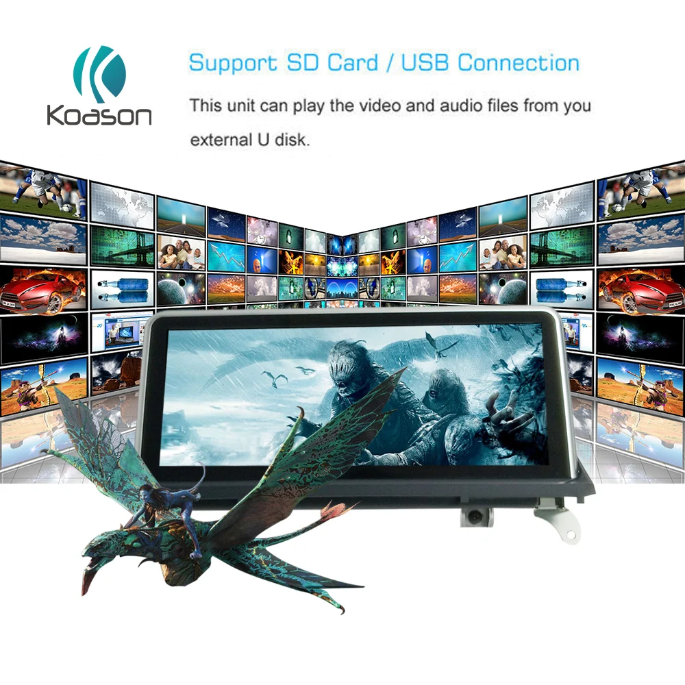 Koason 10 25 &quotips Экран Android 7 1 для BMW E70 E71 X5 X6 Bluetooth Wifi gps навигации автомобиля видео