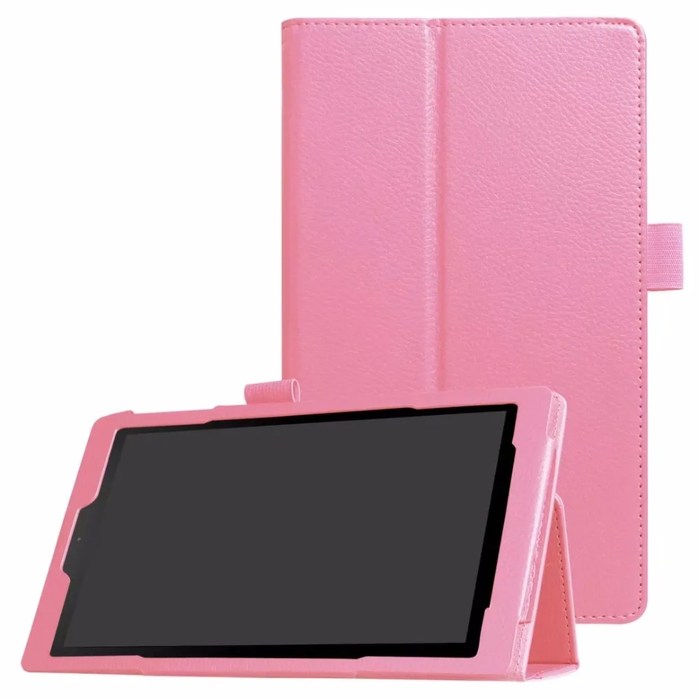 Luxury Magnetic Folio Stand Holder Lichi Skin Leather Case Protective Cover For Amazon Kindle New Fire HD 8 HD8 2017 Version 8&quot |