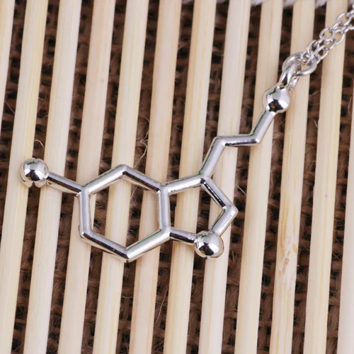 Ожерелье для женщин модное синтетическое молекулярное серебряное LM-N132 |