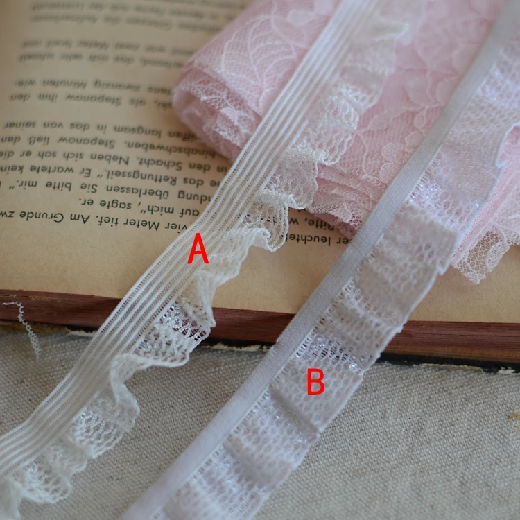 1/метр растягивающаяся белая кружевная кукла с рюшами|lace stretch|white stretch lacestretch lace |