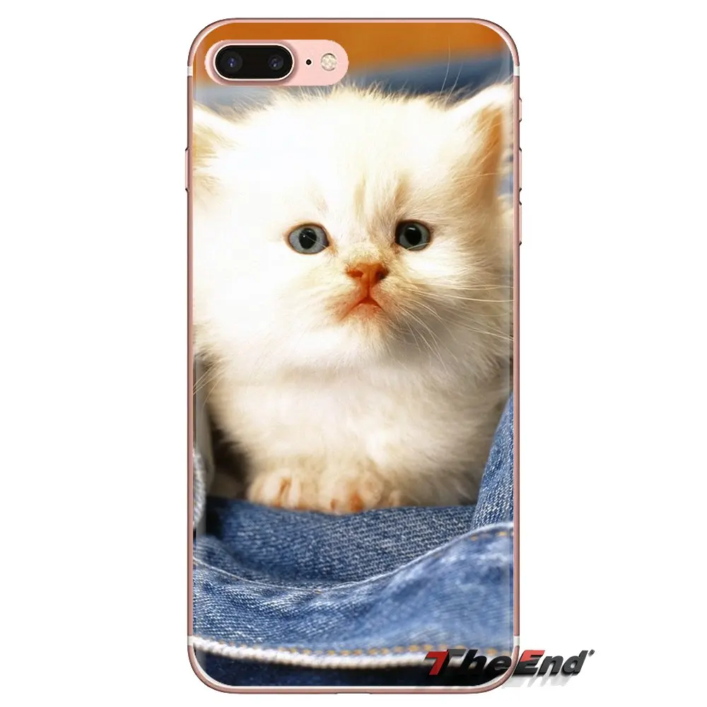 Transparent Soft Shell Covers For Xiaomi Redmi 4A S2 Note 3 3S 4 4X 5 Plus 6 7 6A Pro Pocophone F1 Adorable Cat |