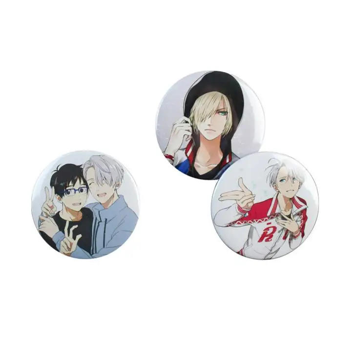 Горячая Распродажа 5 шт. аниме Юри на льду значок косплея Юрий брошь