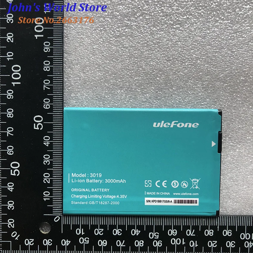 Аккумулятор Ulefone Be Pro 3019 литий-ионный аккумулятор большой емкости 3000 мАч для L55 и be