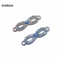 wholesale 10 pcslot 8 infinity connectors for jewelry making charm diy bracelet necklace jewelry findings accessories