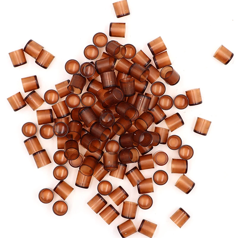 

500 Pcs Beekeeping Queen Bee Cell Cups Brown Bee Feeding Tools Queen Cages Cupkit Applicable To Beekeepers