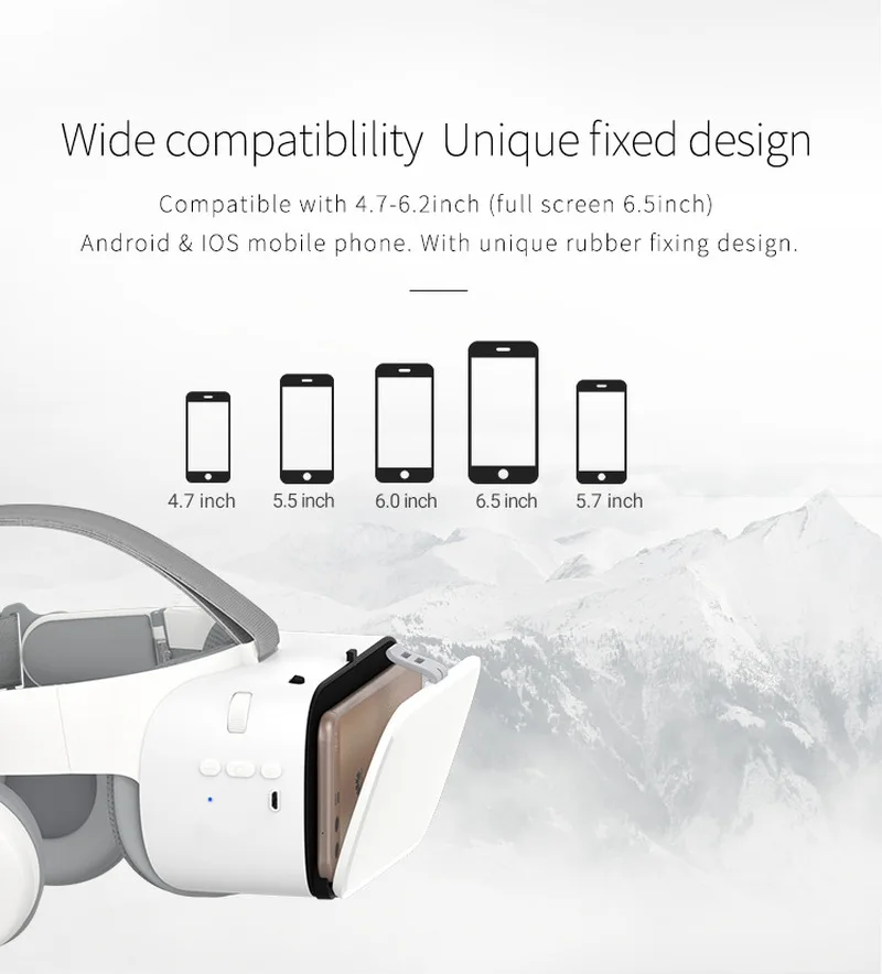 Очки виртуальной реальности Bobovr Z6 VR 3D Goggle шлем Bluetooth очки Умные гарнитуры BOBO для 4 6