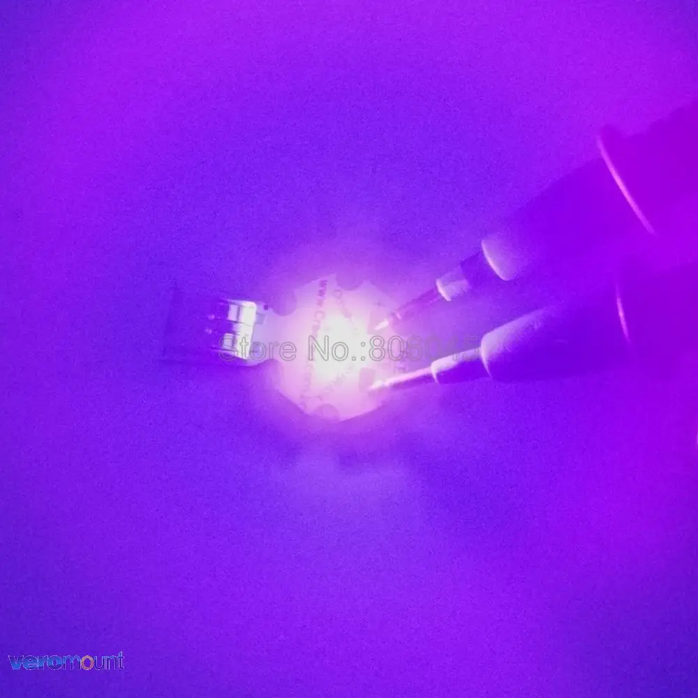 5 шт. 3 Вт 3535 Ультрафиолетовый Epi led s высокомощный светодиодный излучатель света нм