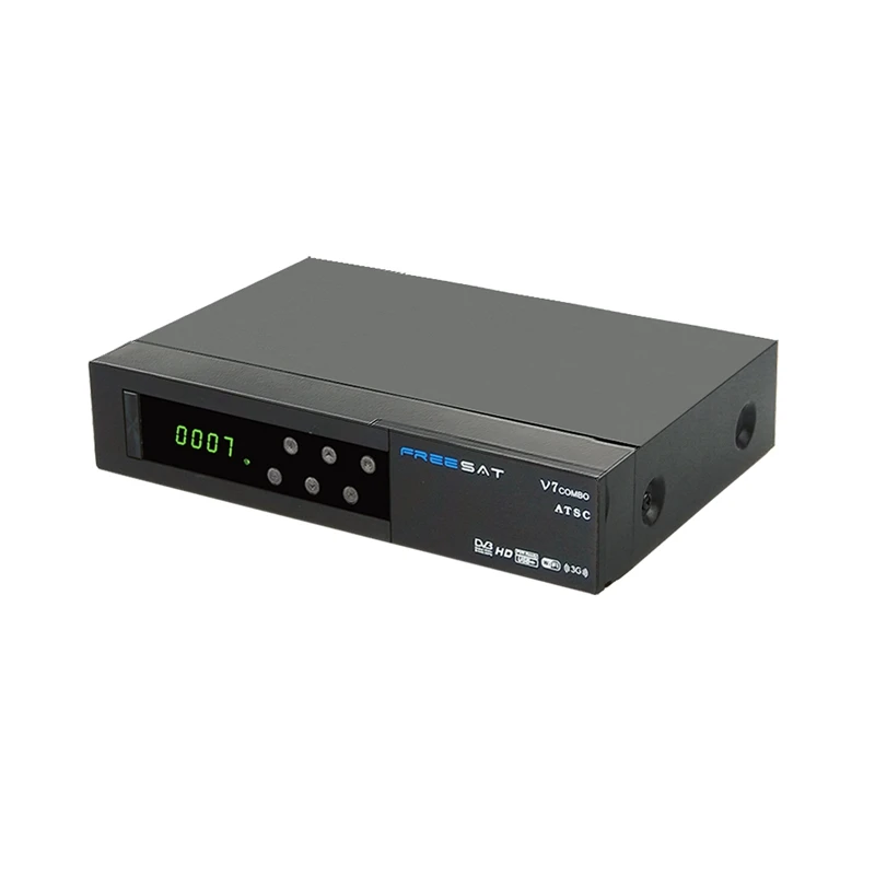 DVB S2 спутниковый ресивер ATSC Freesat V7 Combo Северная Америка поддержка PowerVu Biss Youporn|v7