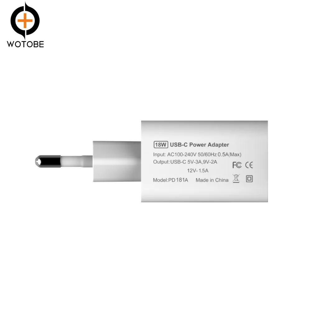 USB-C адаптер питания 18 Вт 30 Вт 45 Вт 60 Вт 65 Вт QC3.0 PD3.0 зарядное устройство для xiaomi USB-C ноутбуков MacBook Pro iPhone Pixel S8/S9/S10 P20/30