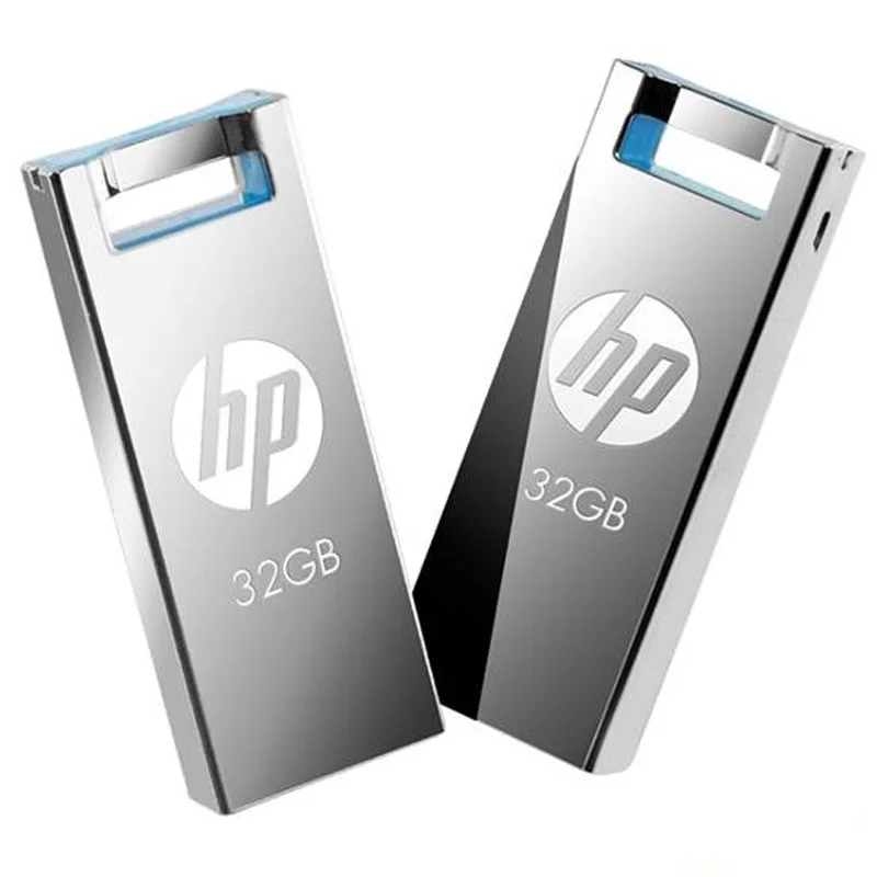 Hp USB флэш накопитель 16 ГБ 32 64 v295w металлическая ручка карта памяти U диск на ключ