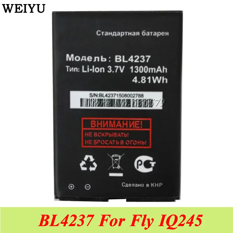 

BL4237 Battery For Fly IQ245 IQ246 IQ430 Accumulator 1300mAh