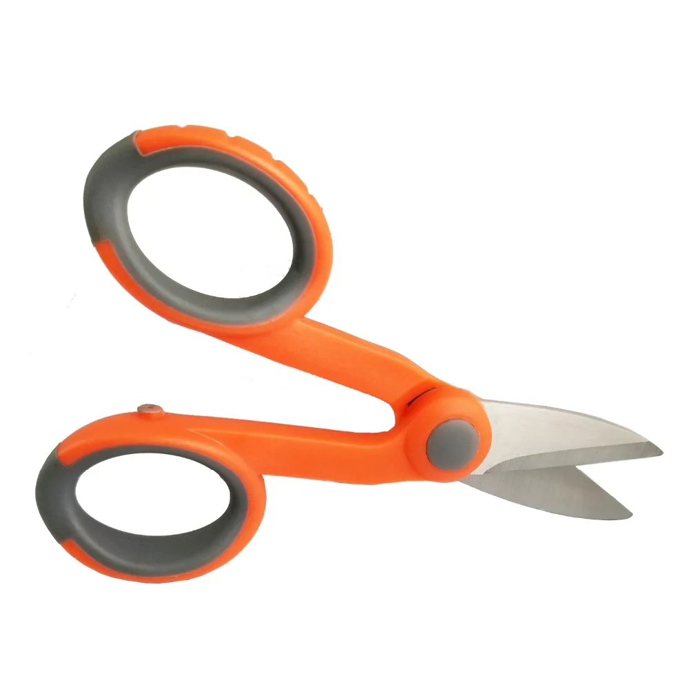 

Free Shipping 10pcs/lot Kevlar Shears Scissors Fiber Optic Pigtail Jumper and Cut Electrical Wire Coax Cable