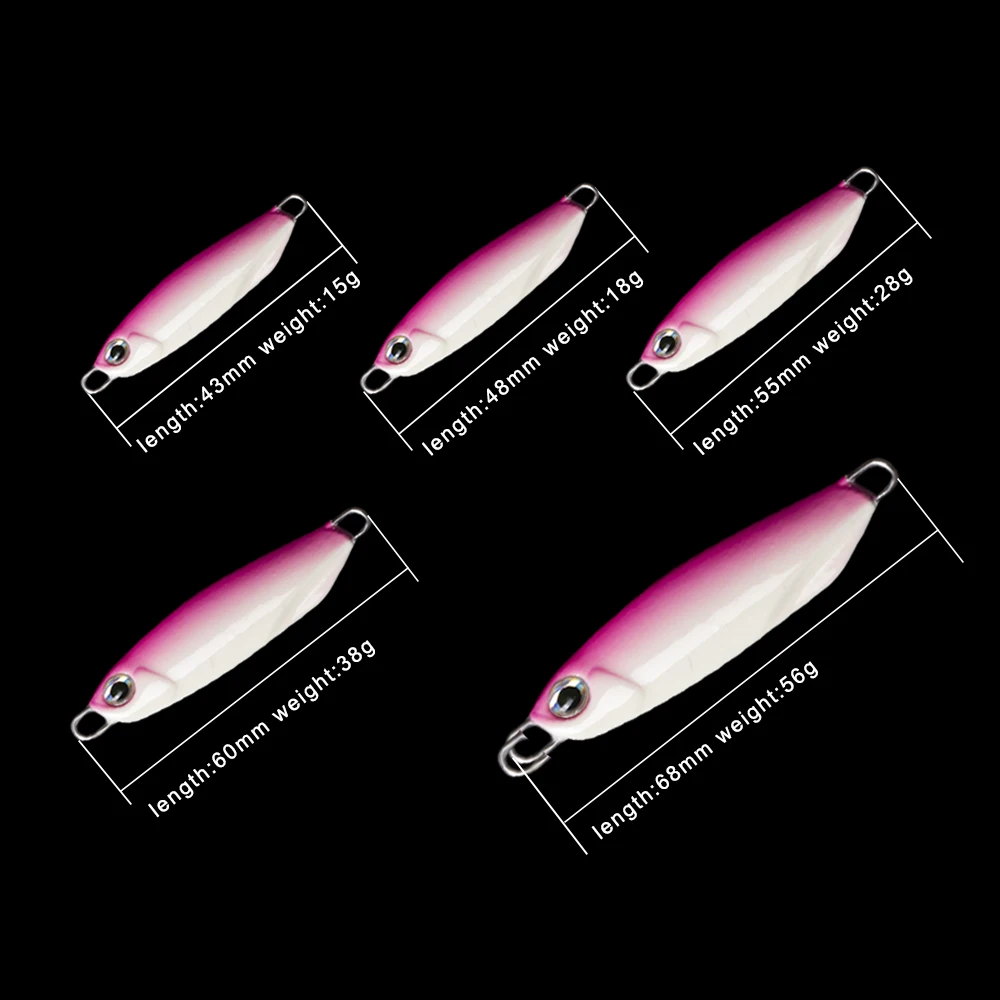 Hunthouse fishing lure metal jigging bait for trolling 15 18 28g 38g 56g DRAG CAST SLIM with PE line isca artifical | Спорт и