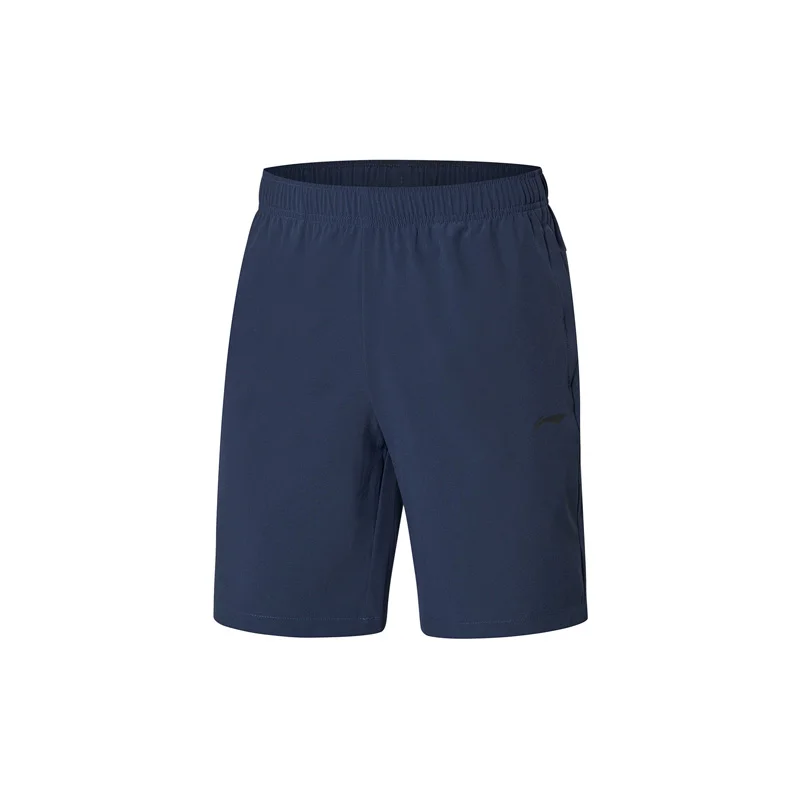 Li Ning мужские тренировочные спортивные шорты 86% полиэстер 14% спандекс дышащие AKSP043