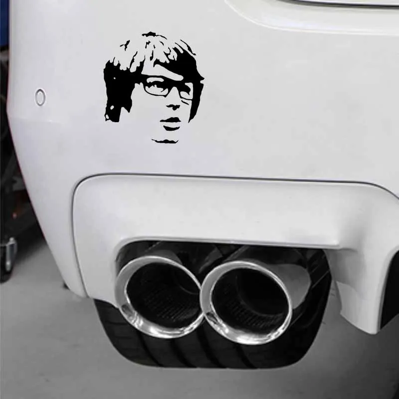 

YJZT 15.9CM*17.8CM ROCK Vinyl Personality Car Sticker Decals Black Silver Motorcycle C13-000519