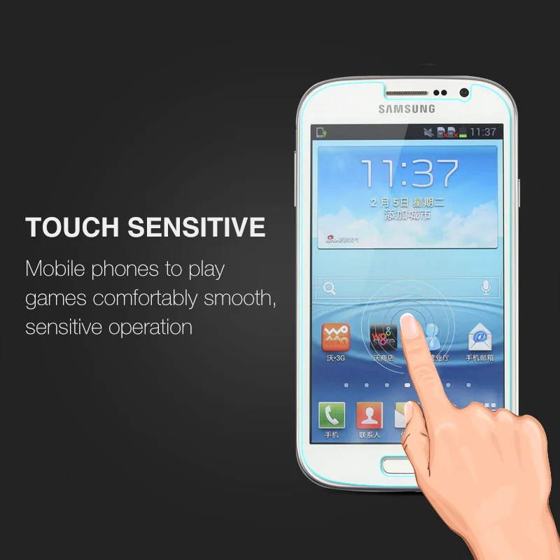 Никотд закаленное стекло для samsung Galaxy i9082 i9060 9H 2.5D Защитная пленка экрана Grand Neo