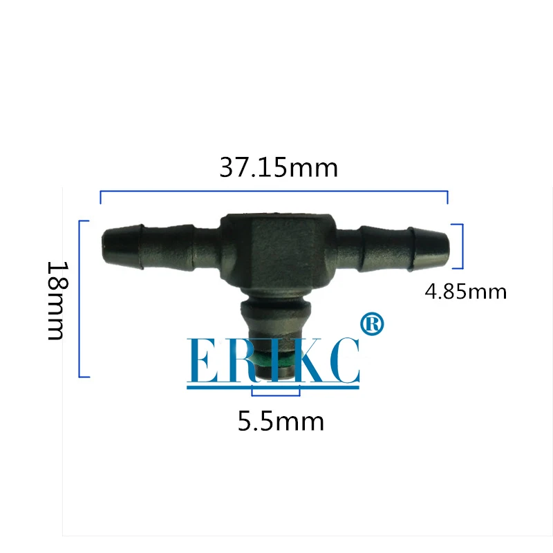 

ERIKC Original Diesel CR Injector Return Oil Pipe T Type Joint for Bosch 110 Series Injections 10pcs