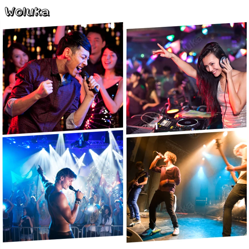 4 отверстия RGB движущийся луч Лазерный свет сцсветильник вращающийся