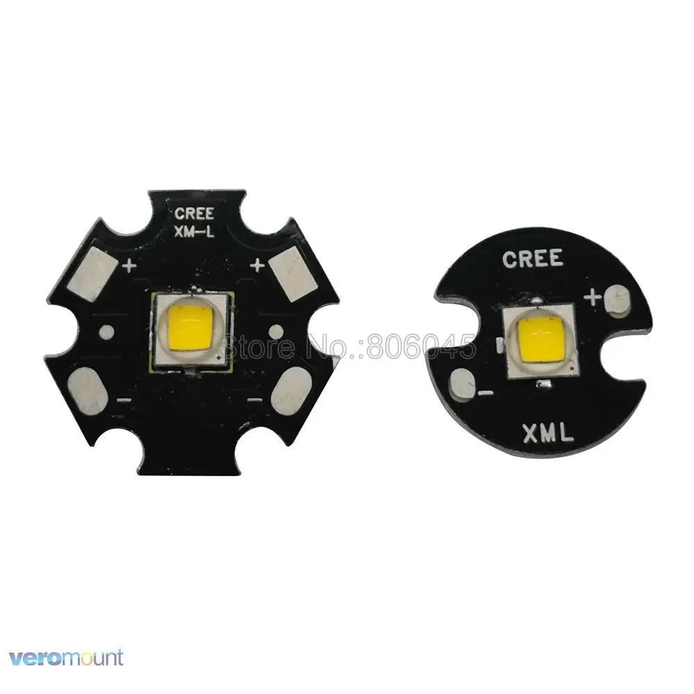Светодиодный излучатель CREE XML2 холодный белый 6500 К нейтральный 4500 к теплый 3000 16 мм