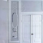 Европейские настенные зеркальные наклейки для украшения комнаты, домашний декор, винтажная колонна королевского дворца, колонна Фриз listelo Border R201