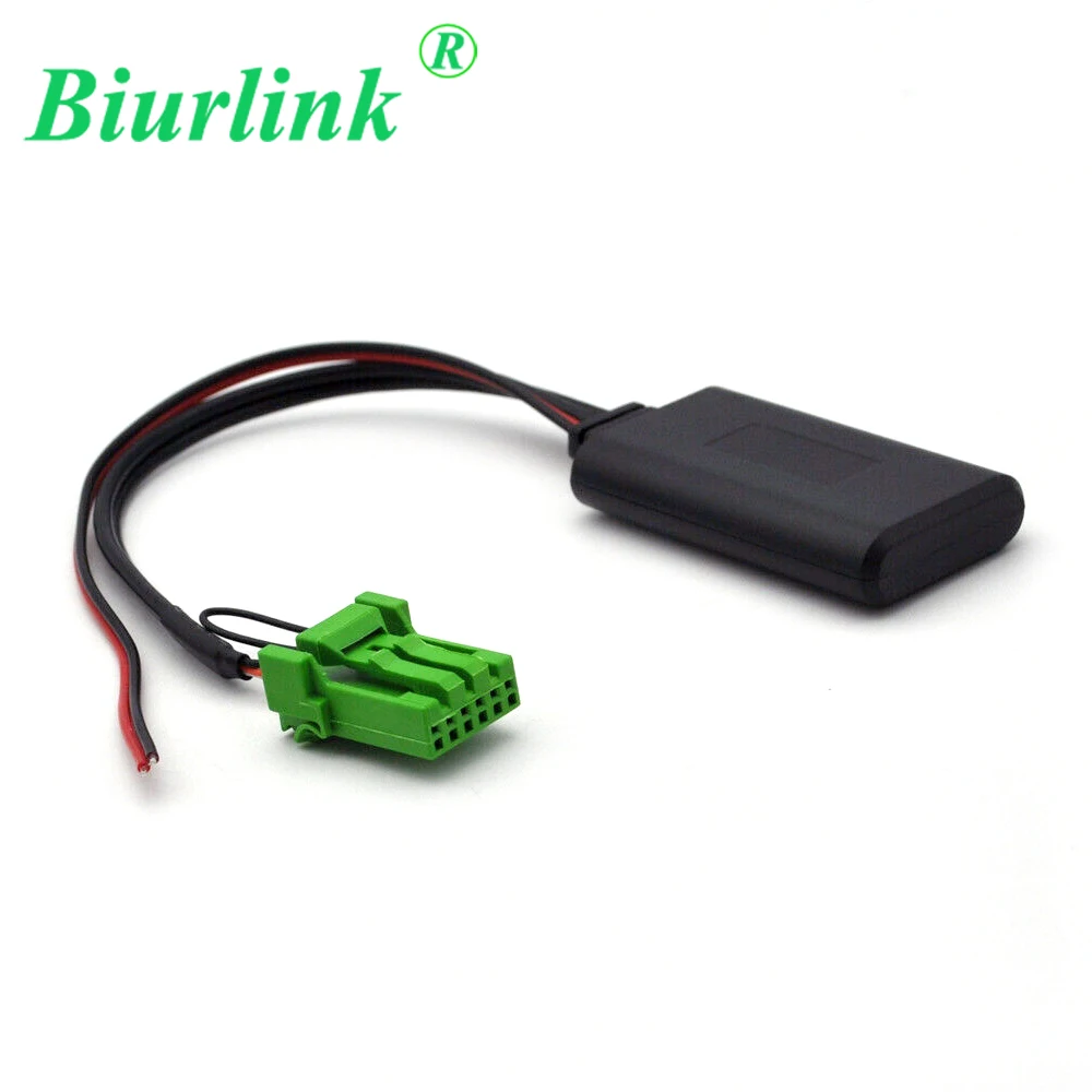 Biurlink 6Pin Car CD Changer Wireless Bluetooth 5.0 Interface Music Aux IN Module Cable Adapter for Honda Acura RDX TSX MDX CSX