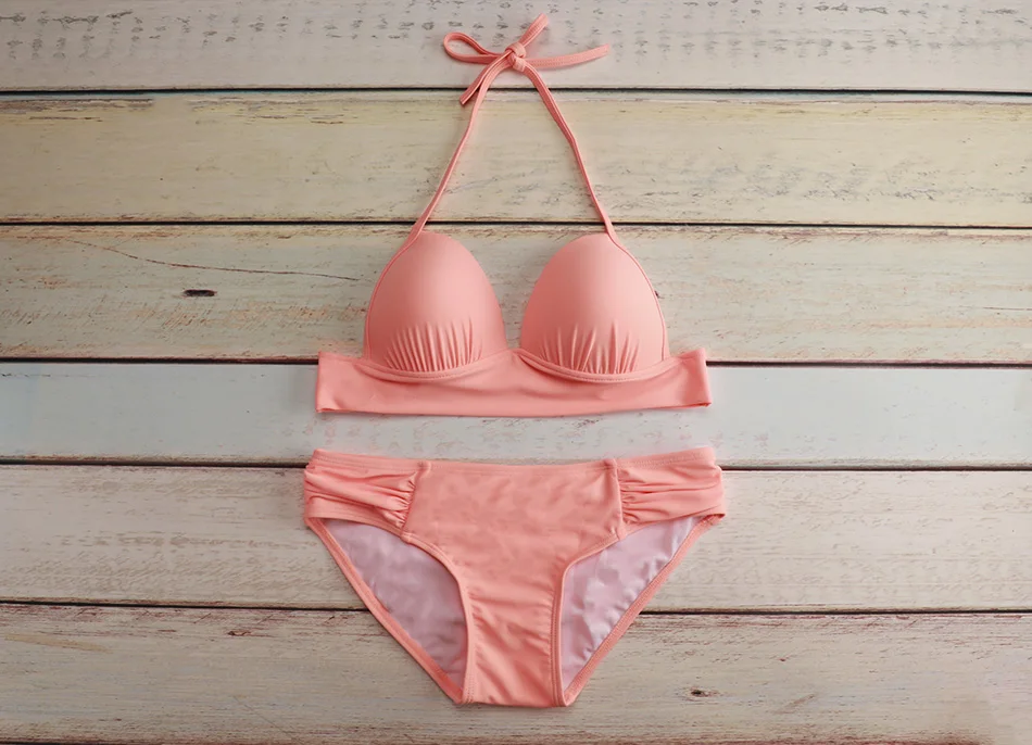 Купальник бикини с карманами и высокой талией для девочек 2018|bikini victoria|swimwear