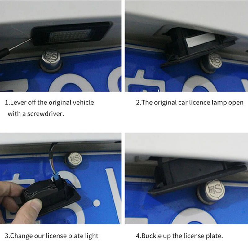 Светодиодные лампы для автомобильного номерного знака 2xatreus 12 В BMW E46 4D 323i 325i 328i |