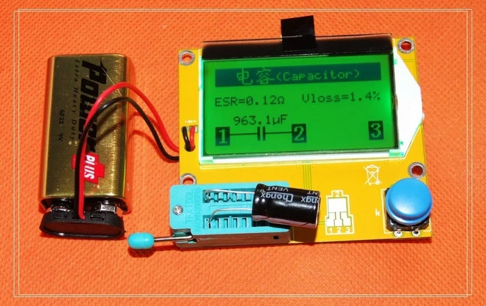 1 шт. LCR-T4 Графический тестер сопротивления транзисторов ESR SCR | Электроника