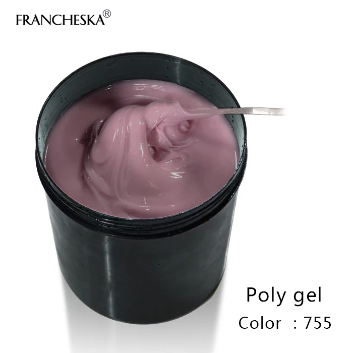 1kg poly gel 755 Полигель nagellak прозрачный 1 кг строительный полигель Желе покрытие розовый камуфляж прозрачный дизайн ногтей замочить от УФ СТРОИТЕЛЬ Кристалл полигель - Цвет: 1kg poly gel 755