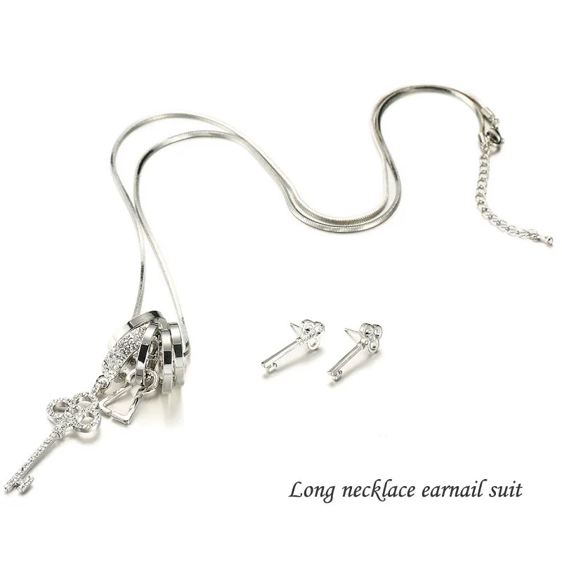 Индивидуальные модные серьги-гвоздики с супер-вспышкой в виде кристаллов набор