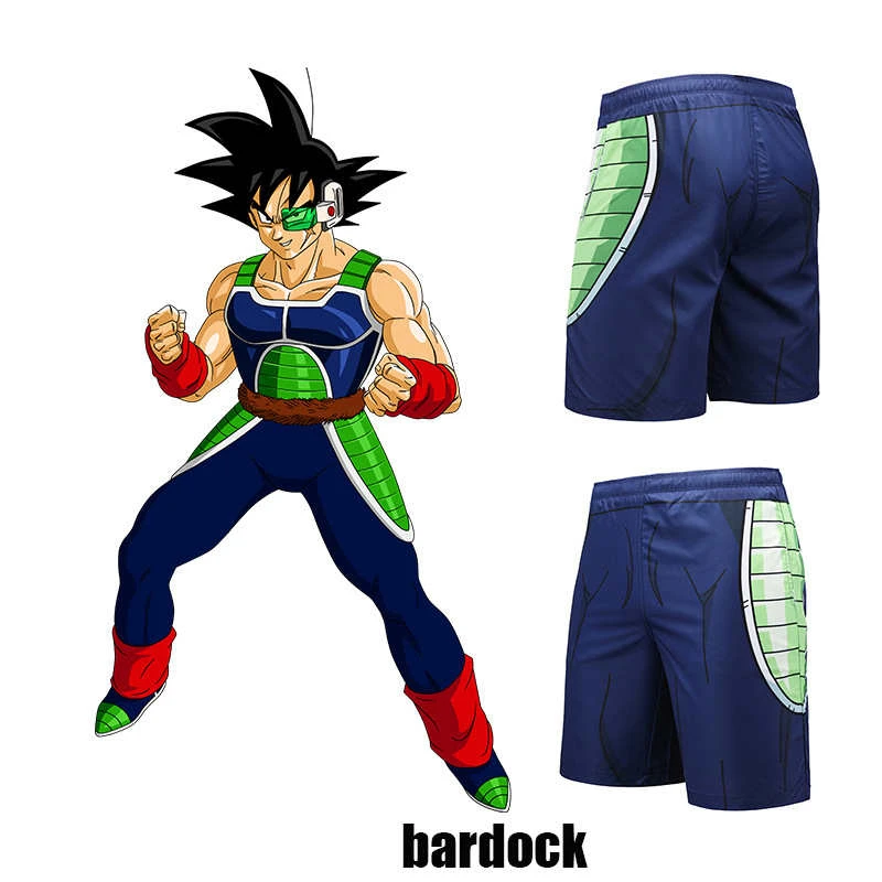 Dragon Ball NARUTO Quick Dry Swimming Shorts For Men Anime Swimwear Man Summer Bathing Beach Wear Surf Boxer Brie Swim Trunks