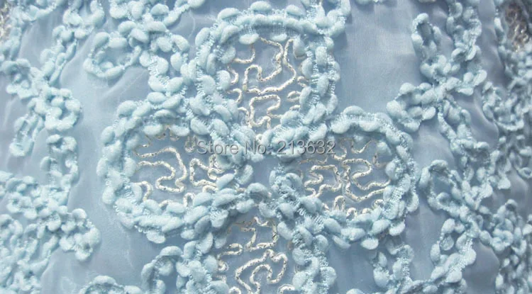 POd1-83 textile clothing Eugen yarn embroidery fabric fashion skirt with lace sewing machine designer tulle | Дом и сад