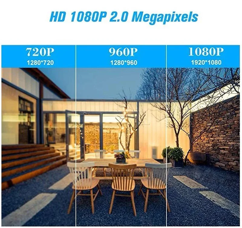 Умная домашняя камера безопасности 1080P Wifi ip-камера с поддержкой Amazon Alexa и Google домашняя система наблюдения с двусторонней звуковой сигнализацией