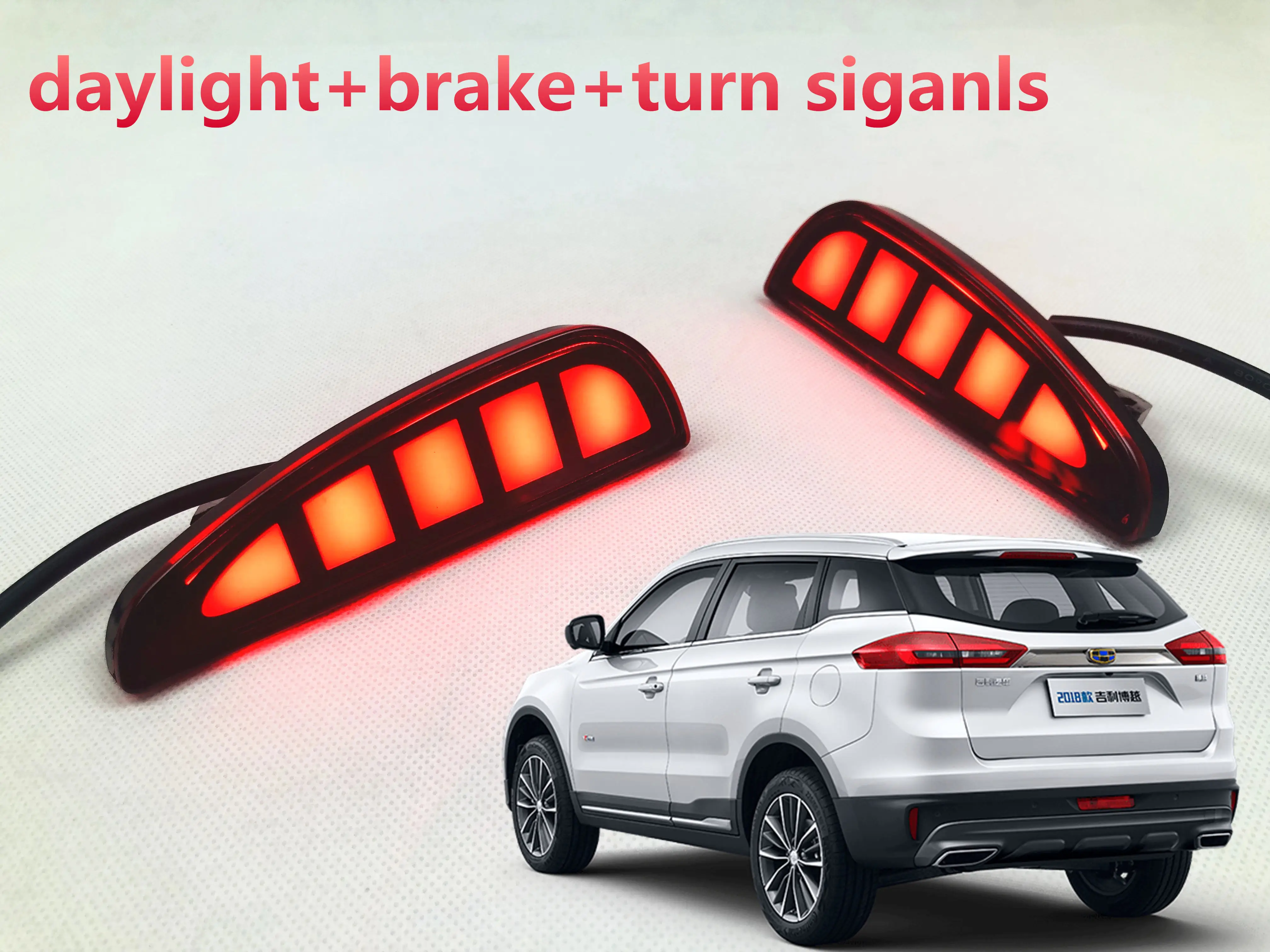 Для Geely Atlas Boyue NL3, SUV Proton X70 Emgrand X7 Sports тыльная лампа стоп-сигнала