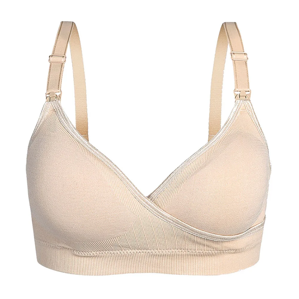 Для женщин бюстгальтеры для кормящих топ бесшовные сна Женская одежда кормления