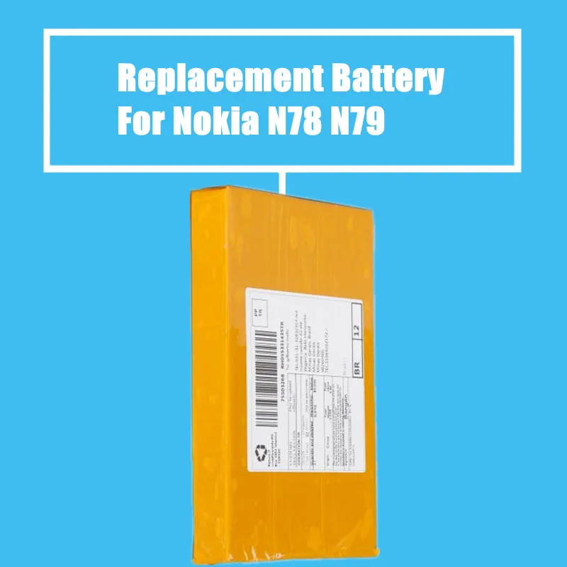 

10Pcs/Pack Replacement Battery 1200mah for Nokia N78/N79/N95-8G High Quality