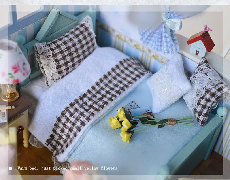 Милый дом для семьи DIY Дерево Happy Coast Новинка ручной работы дом подарки на год Декор для дома детские игрушки Brinquedos