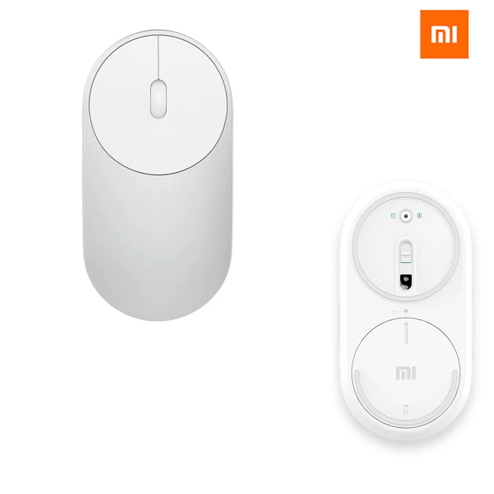 Xiaomi Мини Портативный Wi Fi 2 4G и Bluetooth двойной беспроводной мышь алюминиевого сплава