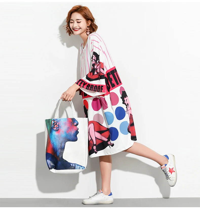 Свободная Женская одежда модная футболка с принтом женские повседневные