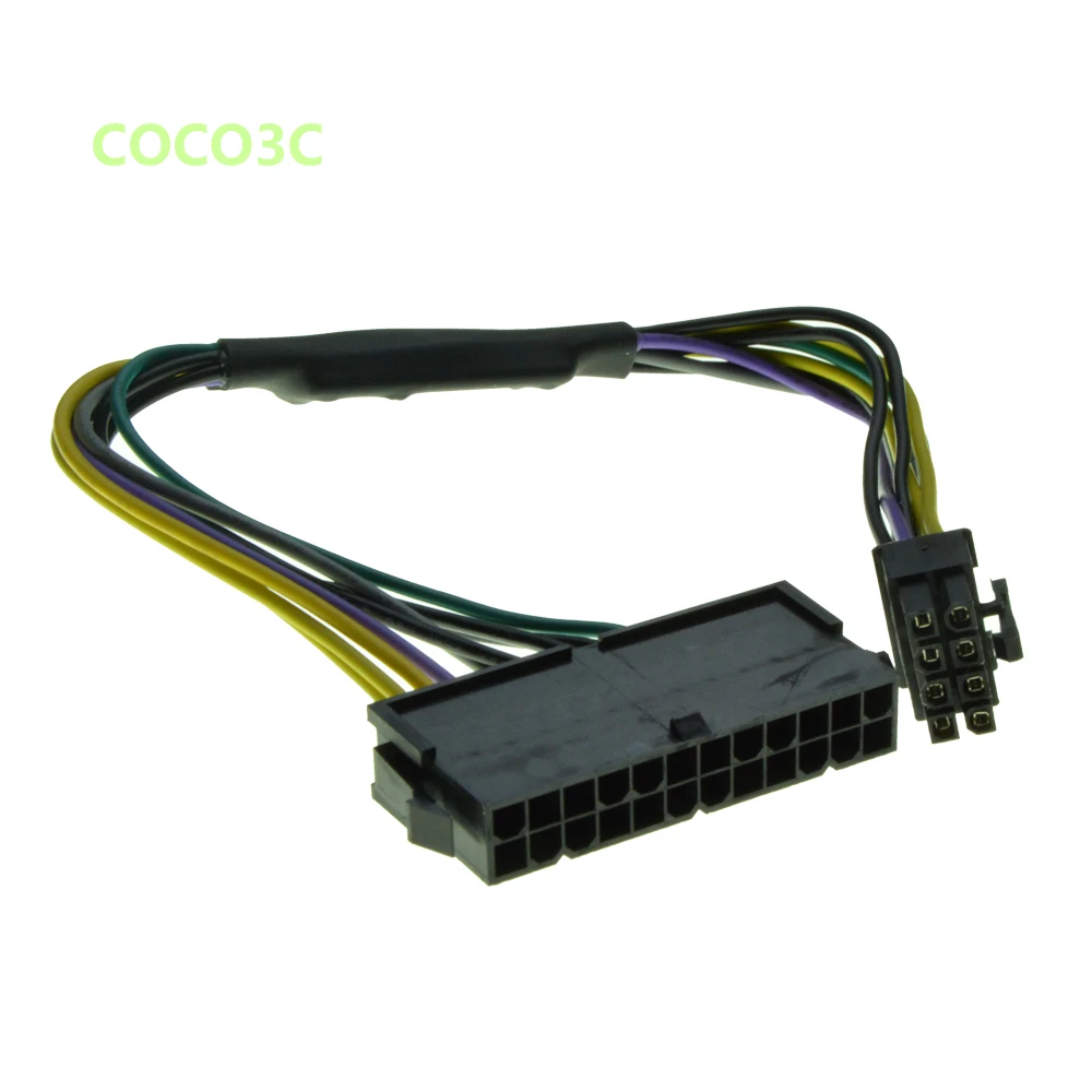 

For DELL Optiplex 3H61 H81 Q77 Q87 B75 A75 Q75 Q65 series Motherboard CPU 8Pin to ATX 24Pin Power supply cable
