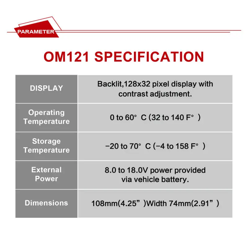 AUTOPHIX om121 OBD2 EOBD Code Reader и OBD II инструменту диагностики для Двигатели для автомобиля системы- новое поступление