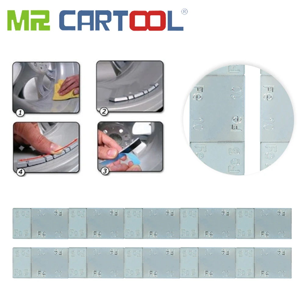 Mr Cartool 10 шт. для шин автомобильных колёс баланс весов балансировочная машина