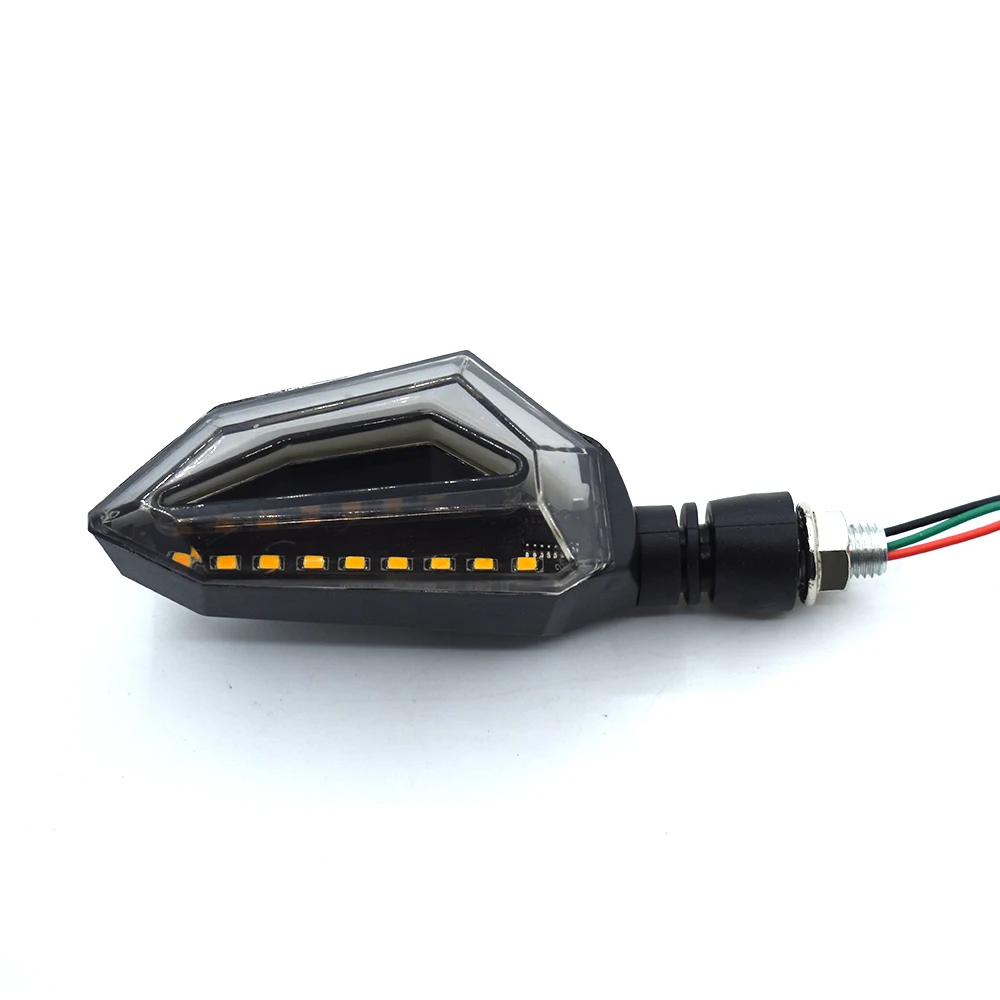 1 пара Универсальный светодиодный светильник для мотоцикла указатель поворота